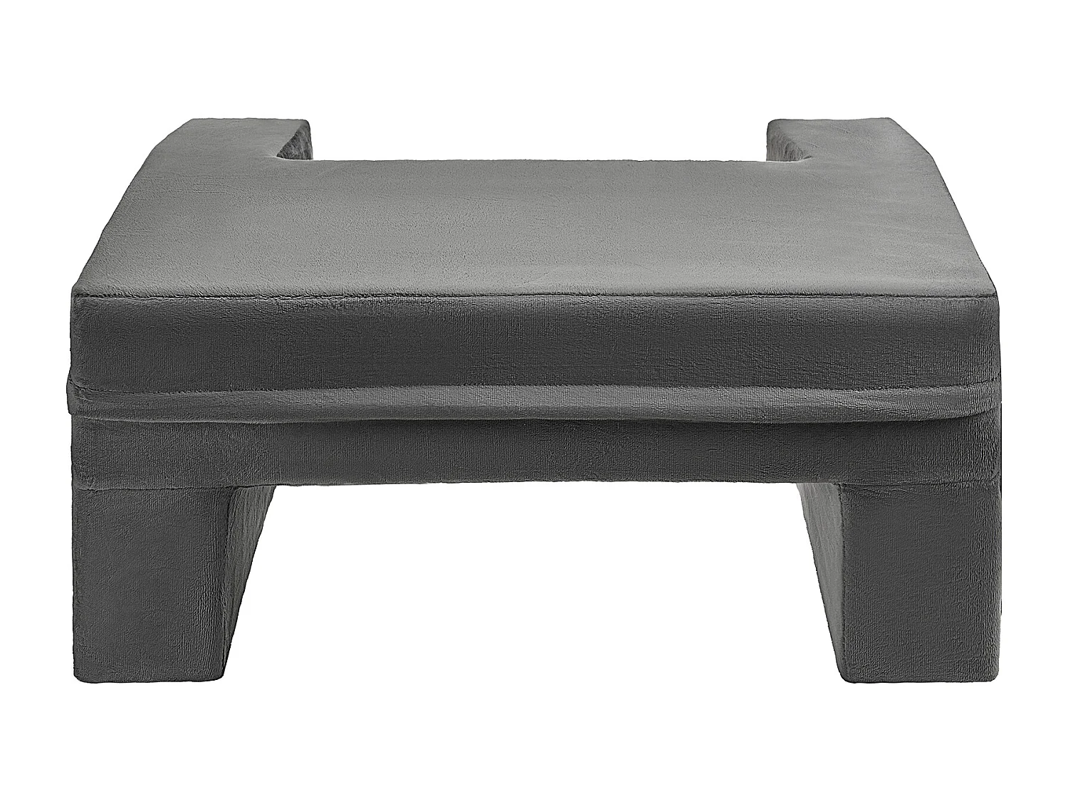 Lesekissen SucceBuy, mit 2 Taschen und Getränkehalter, großes Memory-Schaum-Kissen zum Fernsehen, Ausruhen, grau