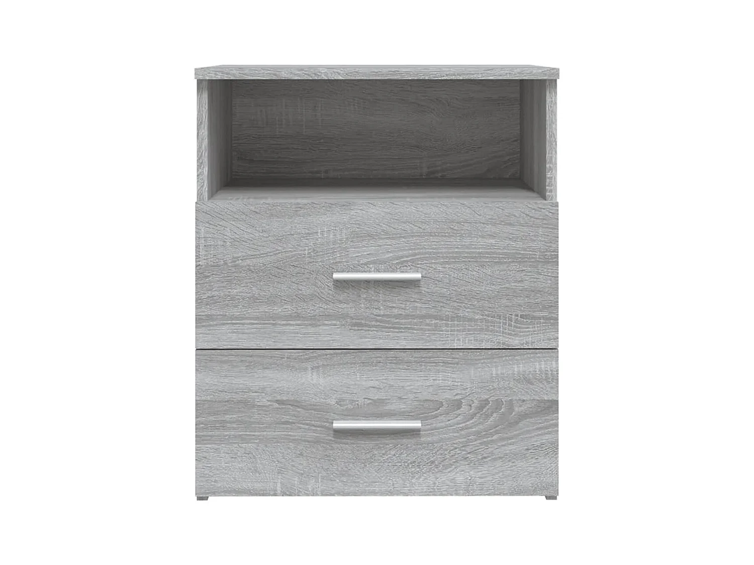 Oldenzaal  Tables de chevet 2 pcs Sonoma gris 50x32x60 cm