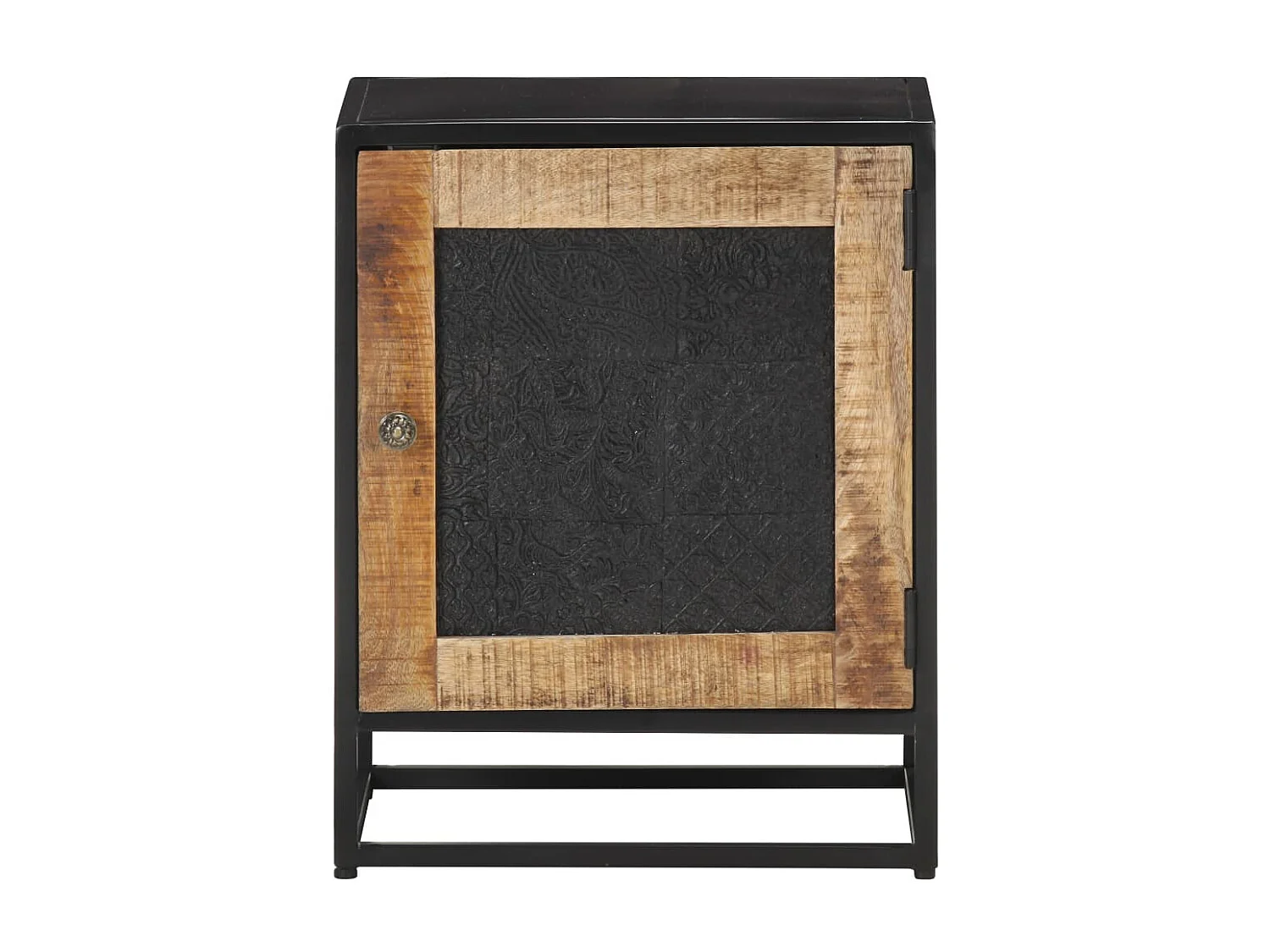 Garden Furniture -  Table de chevet 40x30x50 cm Bois de manguier brut