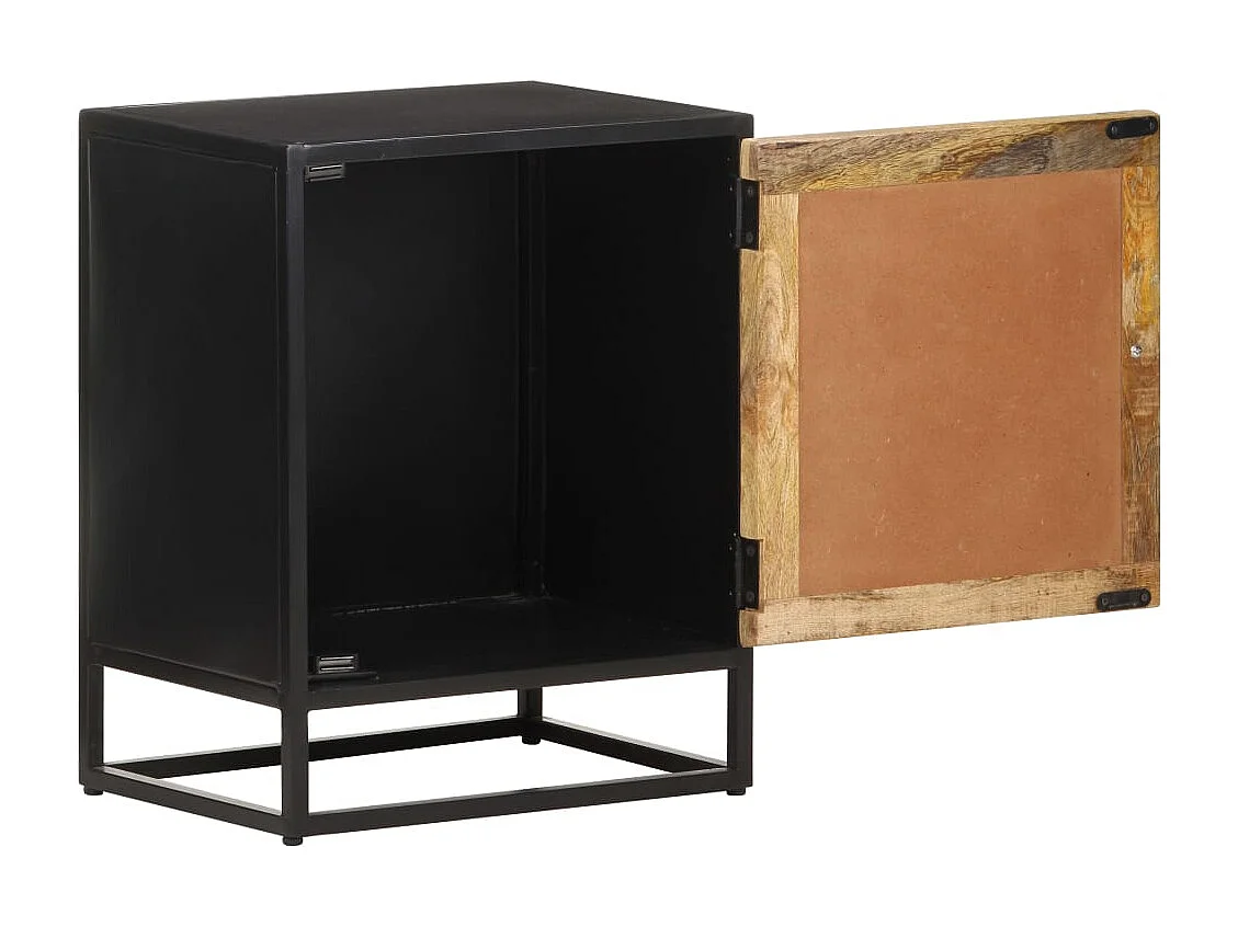 Garden Furniture -  Table de chevet 40x30x50 cm Bois de manguier brut