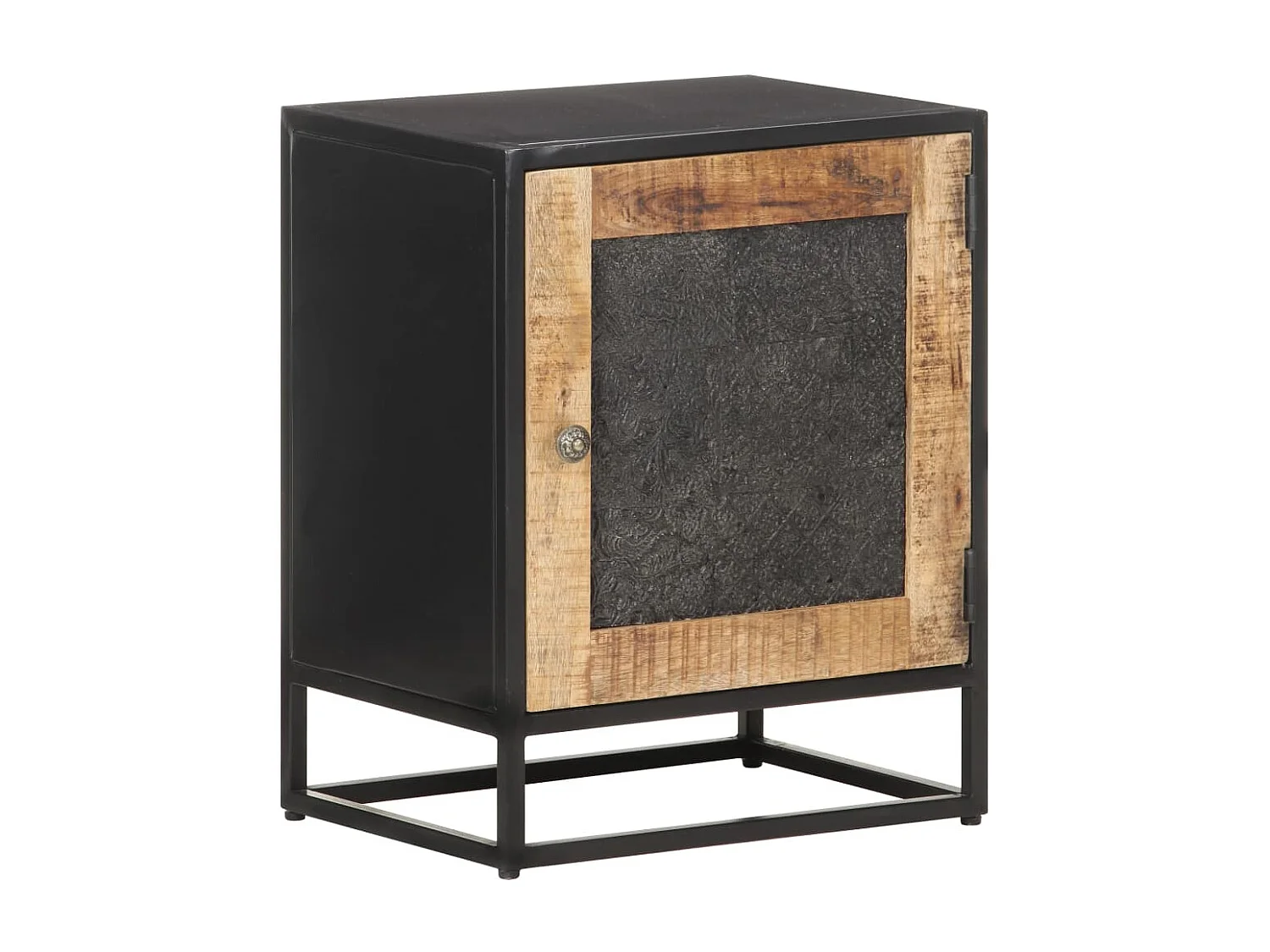 Garden Furniture -  Table de chevet 40x30x50 cm Bois de manguier brut