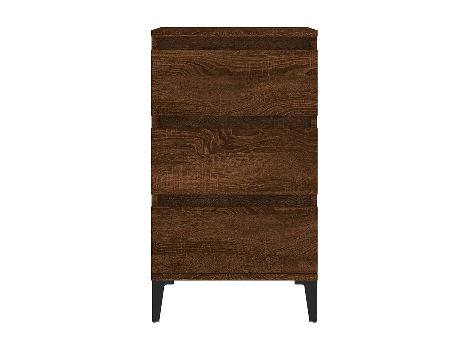 Darby  Comodino Rovere Marrone 40x35x70 cm in Legno Multistrato