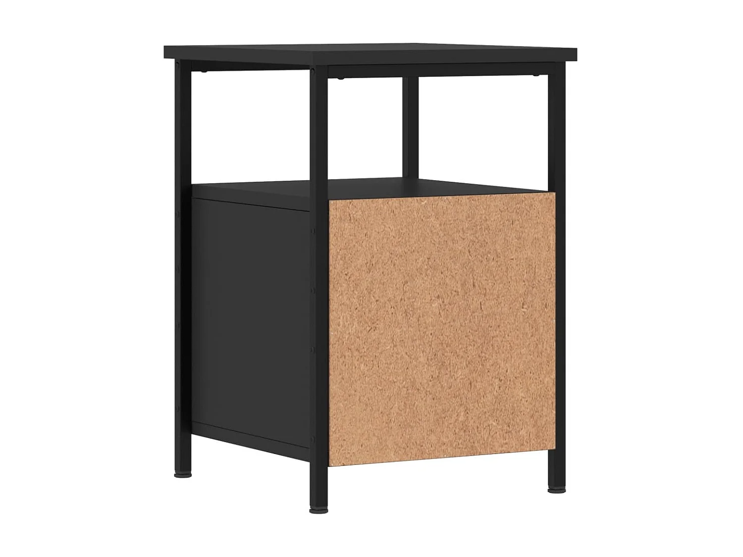 Winter Springs  Tables de chevet 2 pcs noir 34x35,5x50 cm bois d'ingénierie