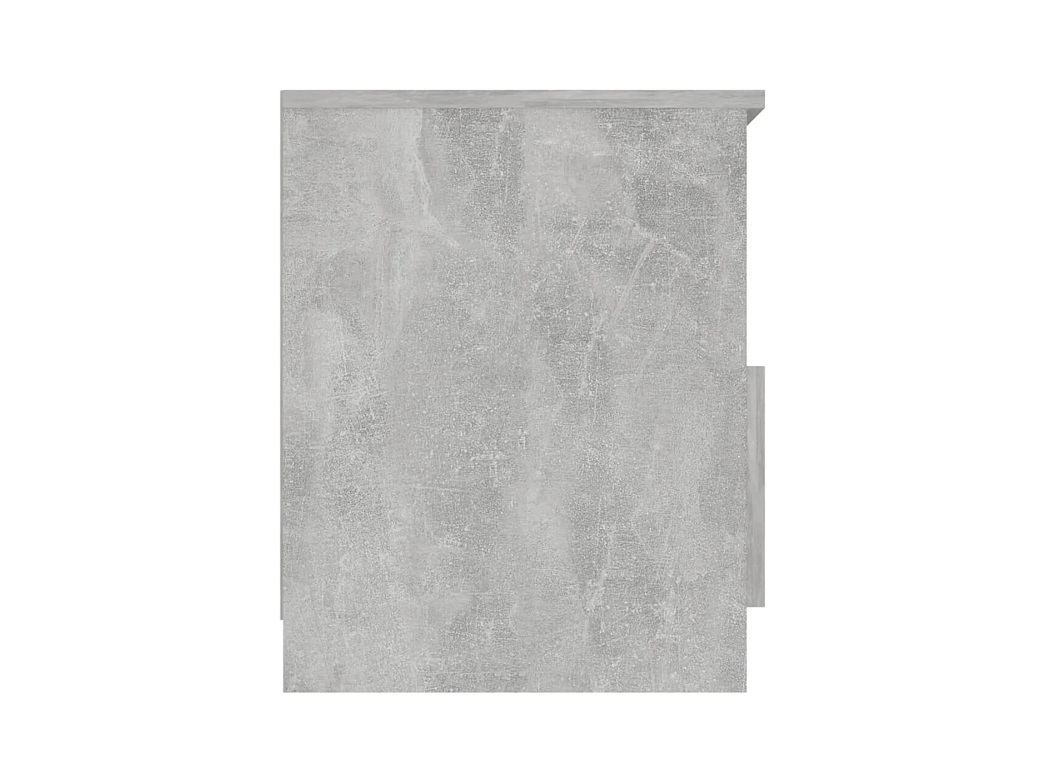 Wouter  Tables de chevet 2 pcs Gris béton 40x40x50 cm Aggloméré