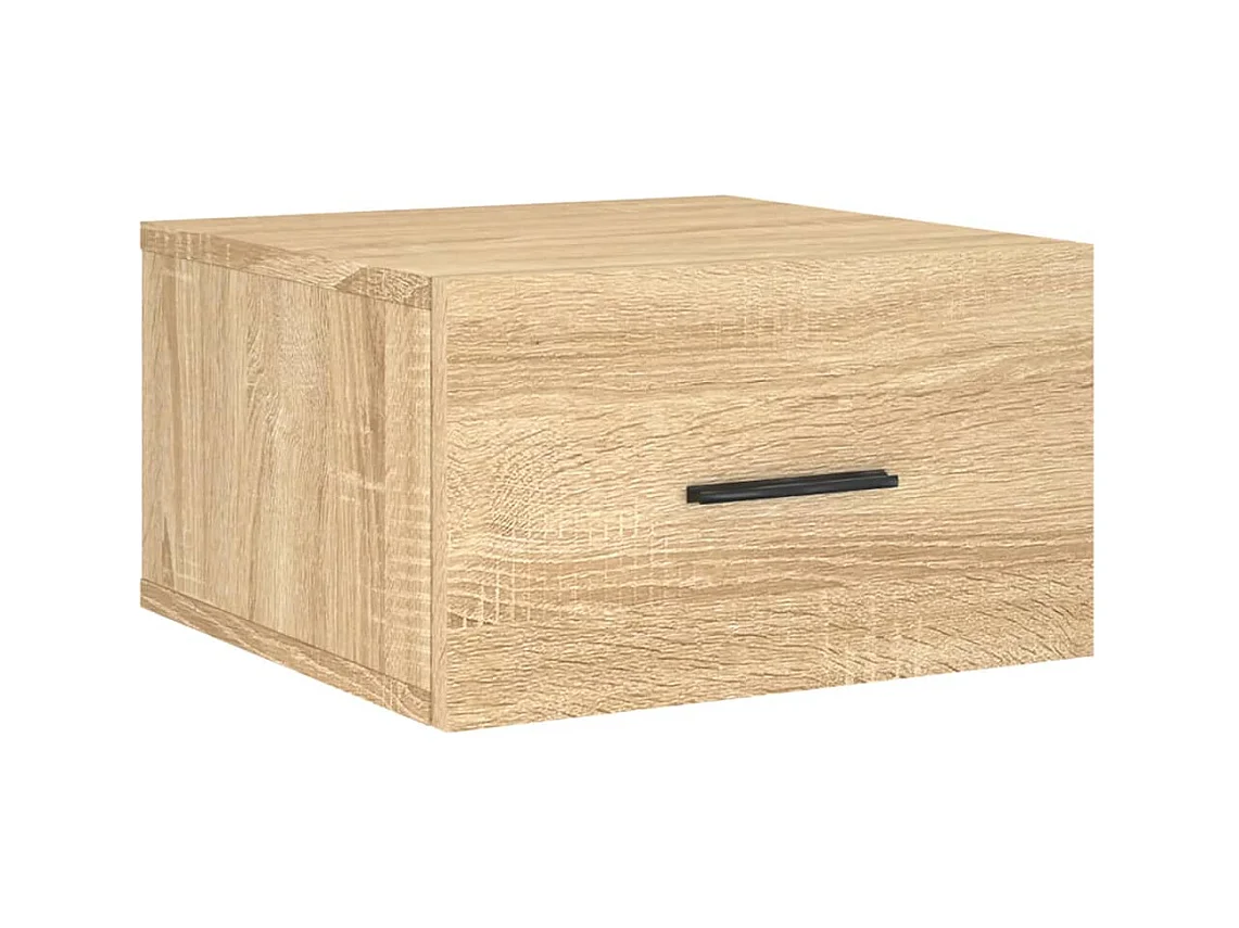 Ulfvin  Table de chevet murale chêne sonoma 35x35x20 cm