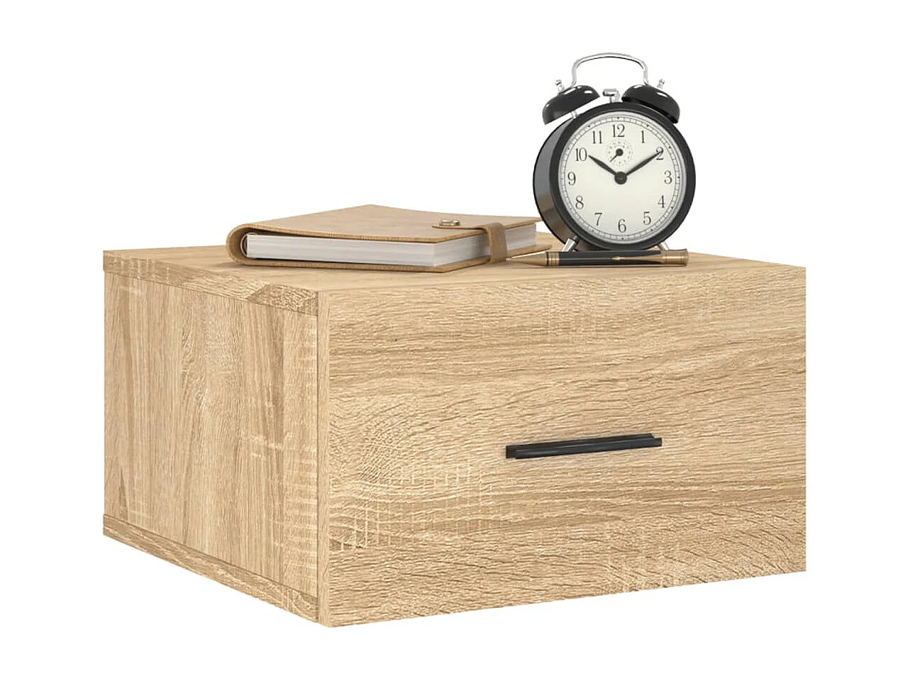 Ulfvin  Table de chevet murale chêne sonoma 35x35x20 cm