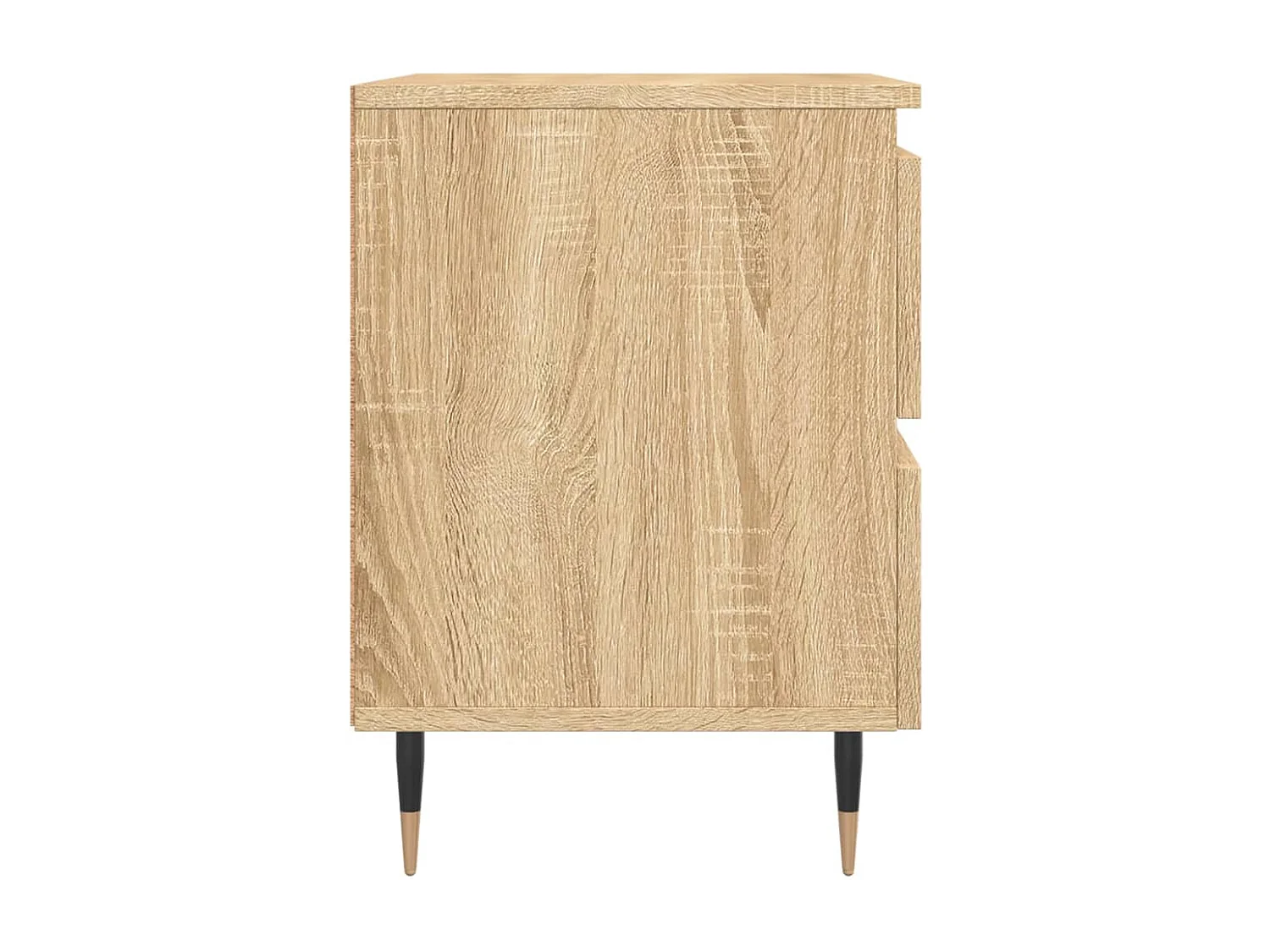 Tjeerd-Jan  Comodino Rovere Sonoma 40x35x50 cm in Legno Multistrato