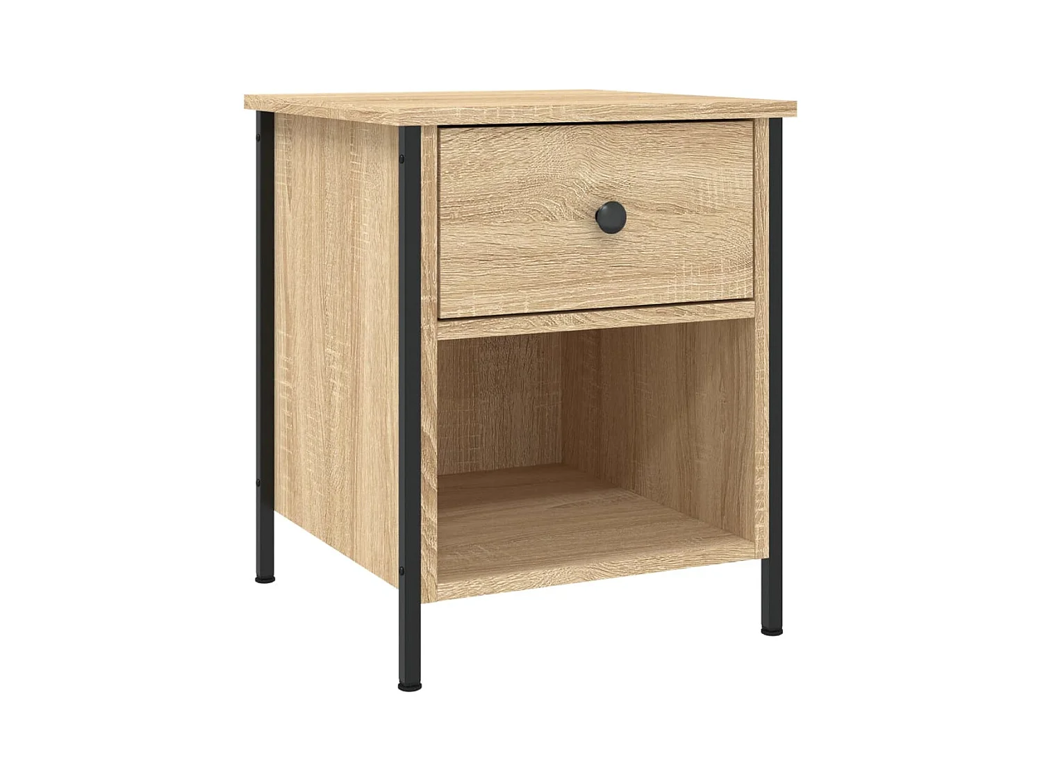 Tobia  Table de chevet chêne sonoma 40x42x50 cm bois d'ingénierie