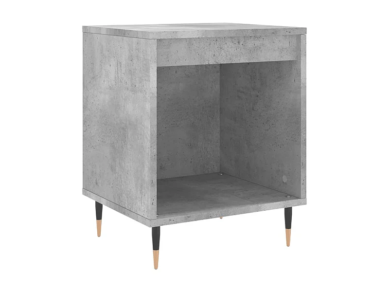 Dustin Mason  Nachtkastje 40x35x50 cm bewerkt hout betongrijs