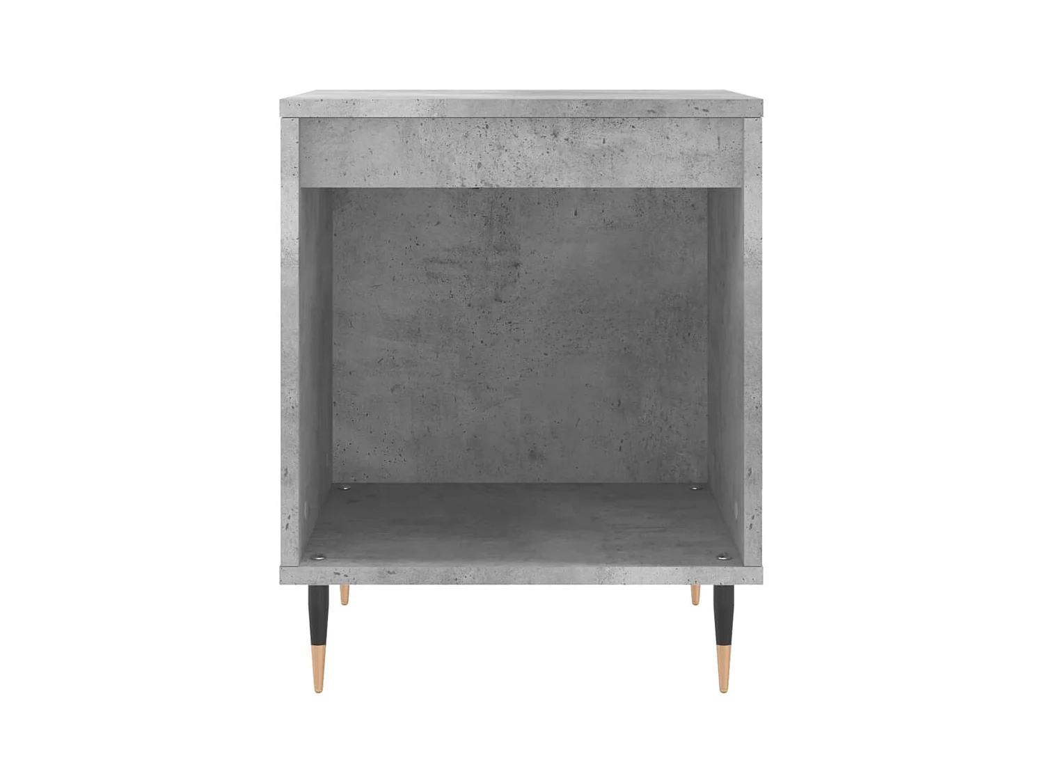 Dustin Mason  Table de chevet gris béton 40x35x50 cm bois d’ingénierie