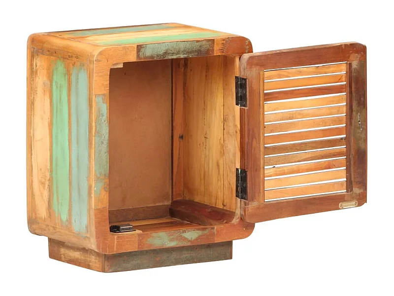 Anselme  Nachttisch 40x30x50 cm Altholz Massiv