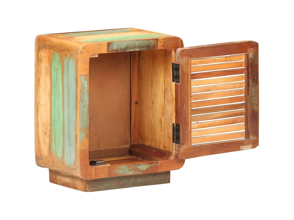 Anselme  Table de chevet 40 x 30 x 50 cm Bois de récupération massif