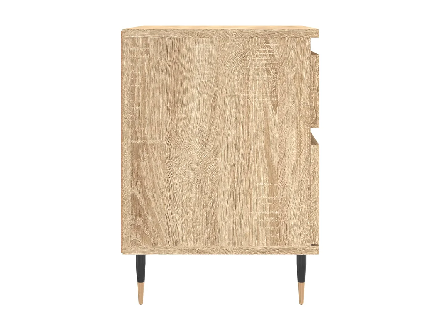 Bastiaan  Tables de chevet 2 pcs chêne sonoma 40x35x50 cm bois ingénierie