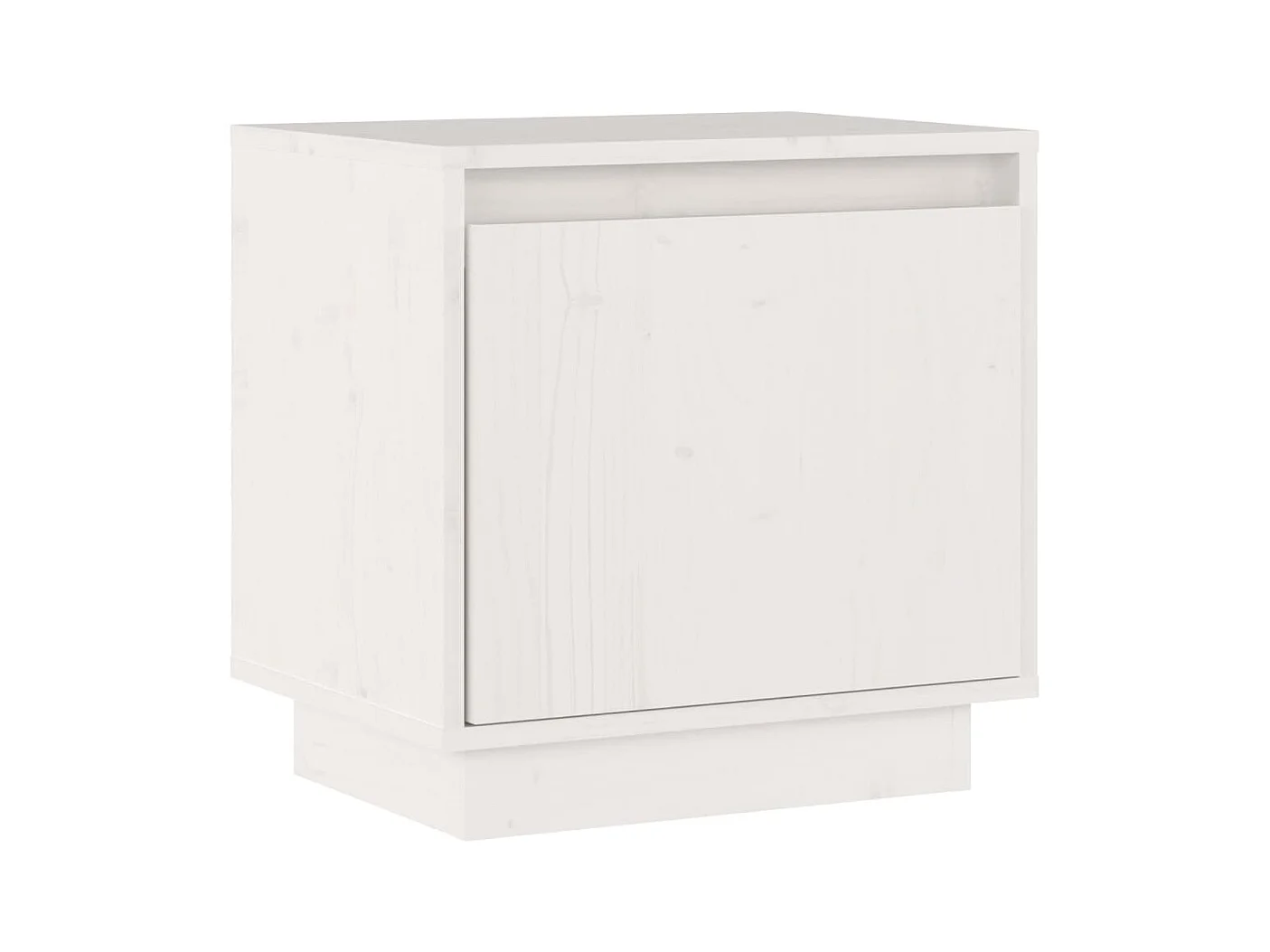 Henk  Table de chevet Blanc 40x30x40 cm Bois de pin solide