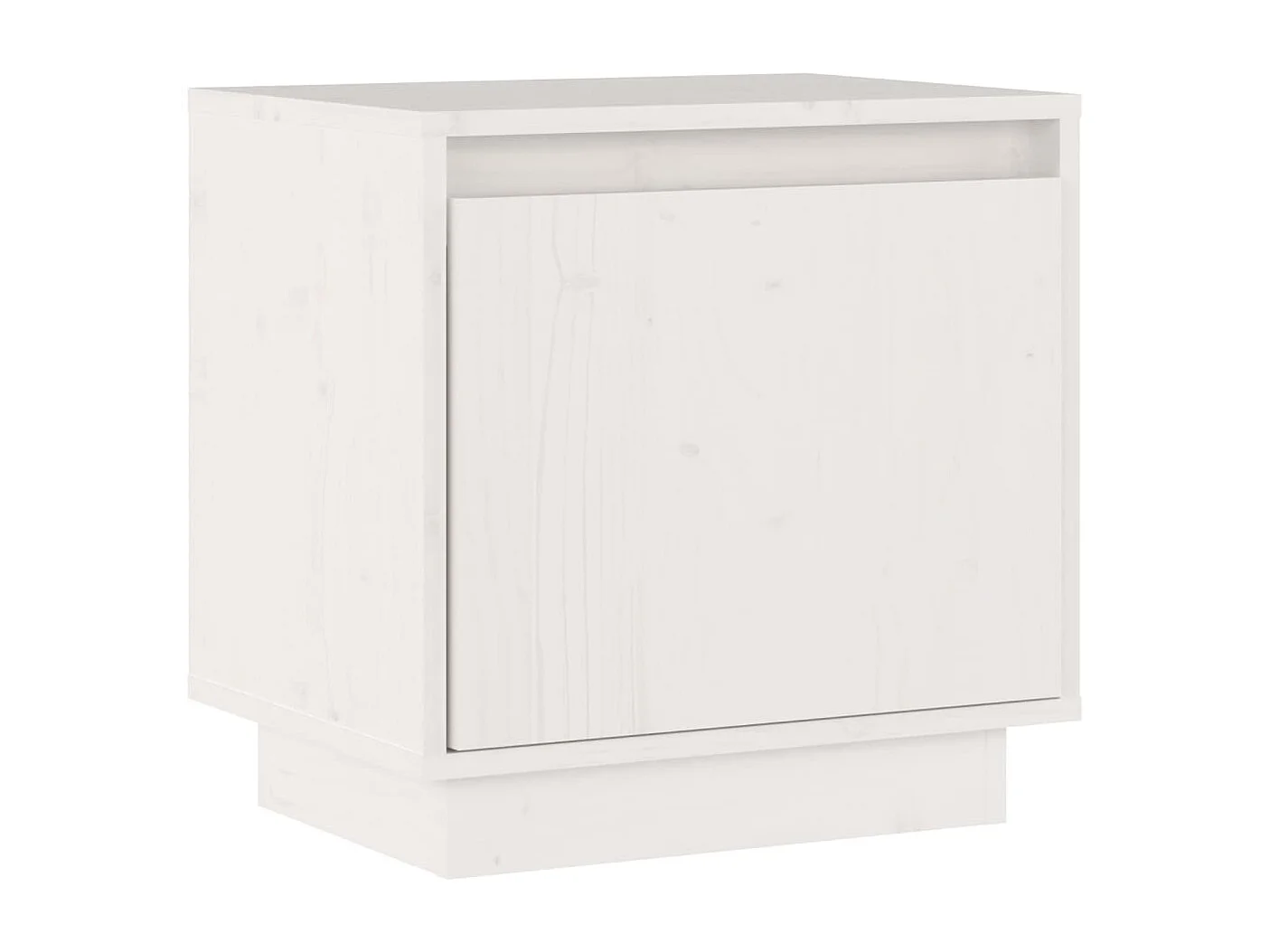 Henk  Table de chevet Blanc 40x30x40 cm Bois de pin solide