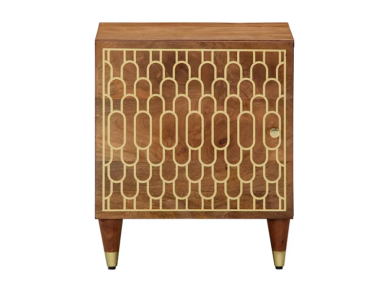 Cylene  Nachtkastjes 2 st 40x33x46 cm massief mangohout