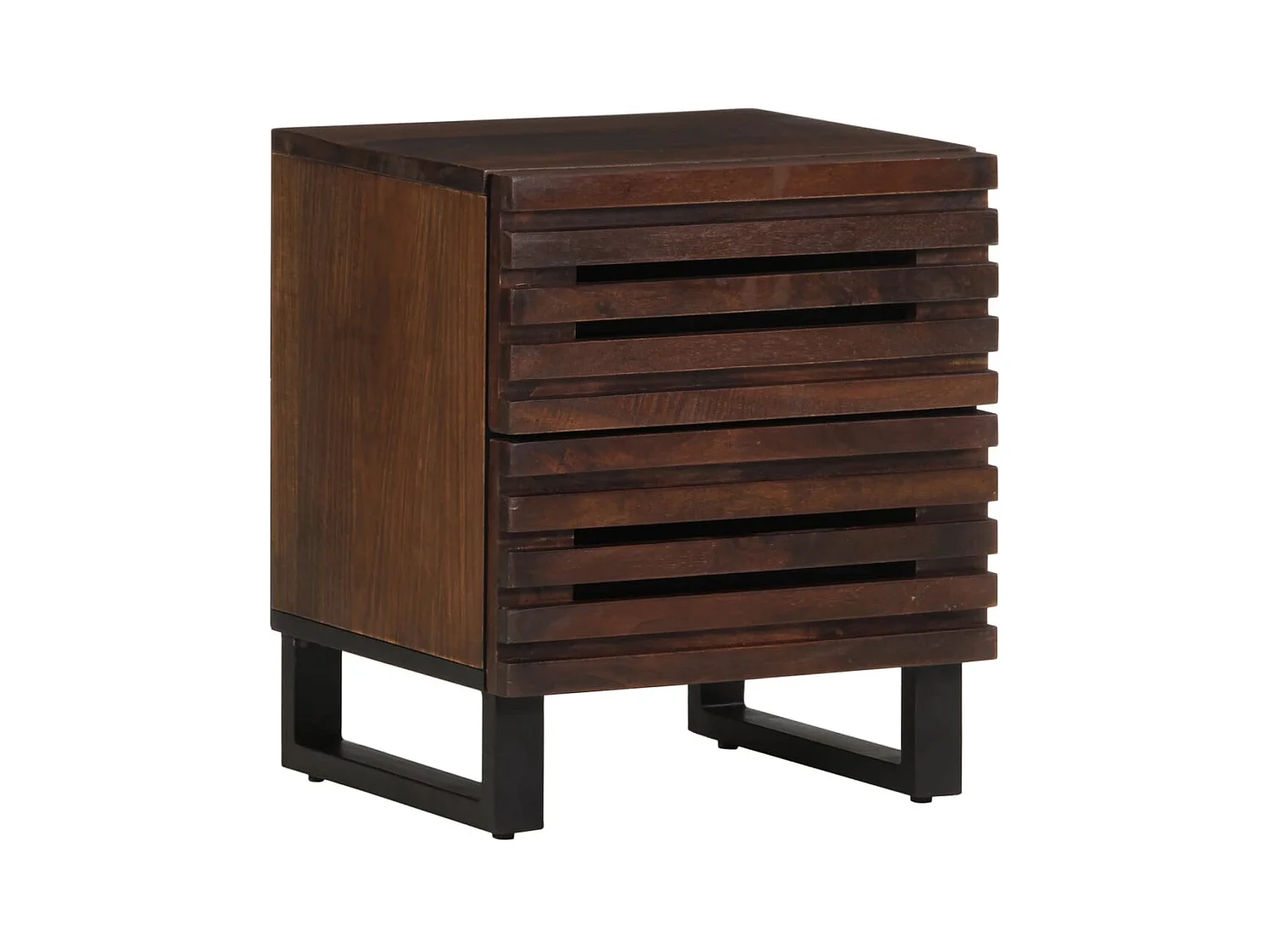 Janoah  Tables de chevet 2 pcs 40x34x46 cm bois de manguier massif