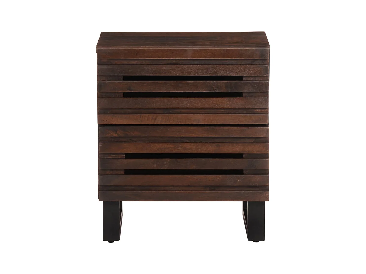 Janoah  Tables de chevet 2 pcs 40x34x46 cm bois de manguier massif