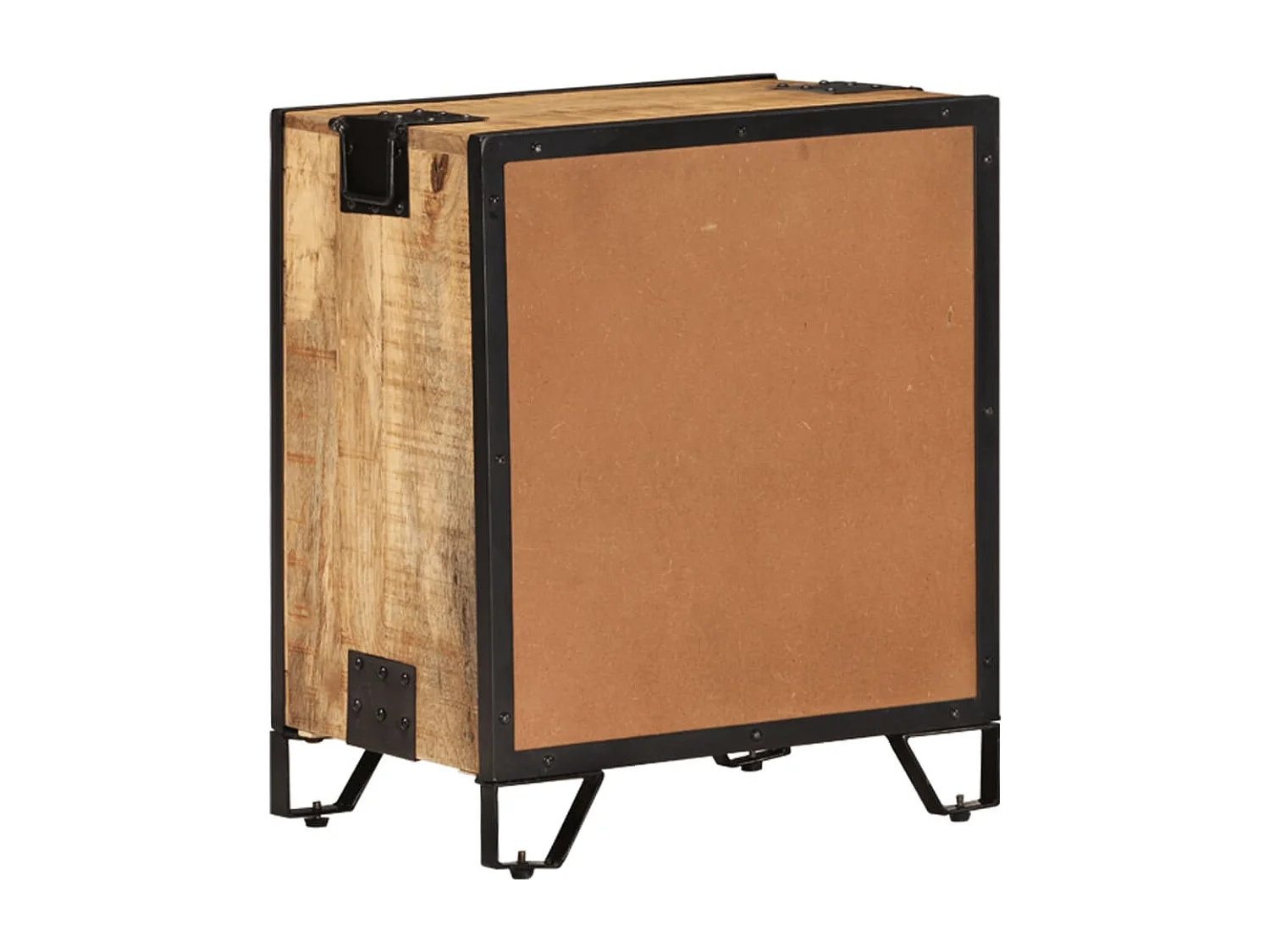 Garden Furniture -  Table de chevet 43x30x51 cm Bois de manguier massif brut