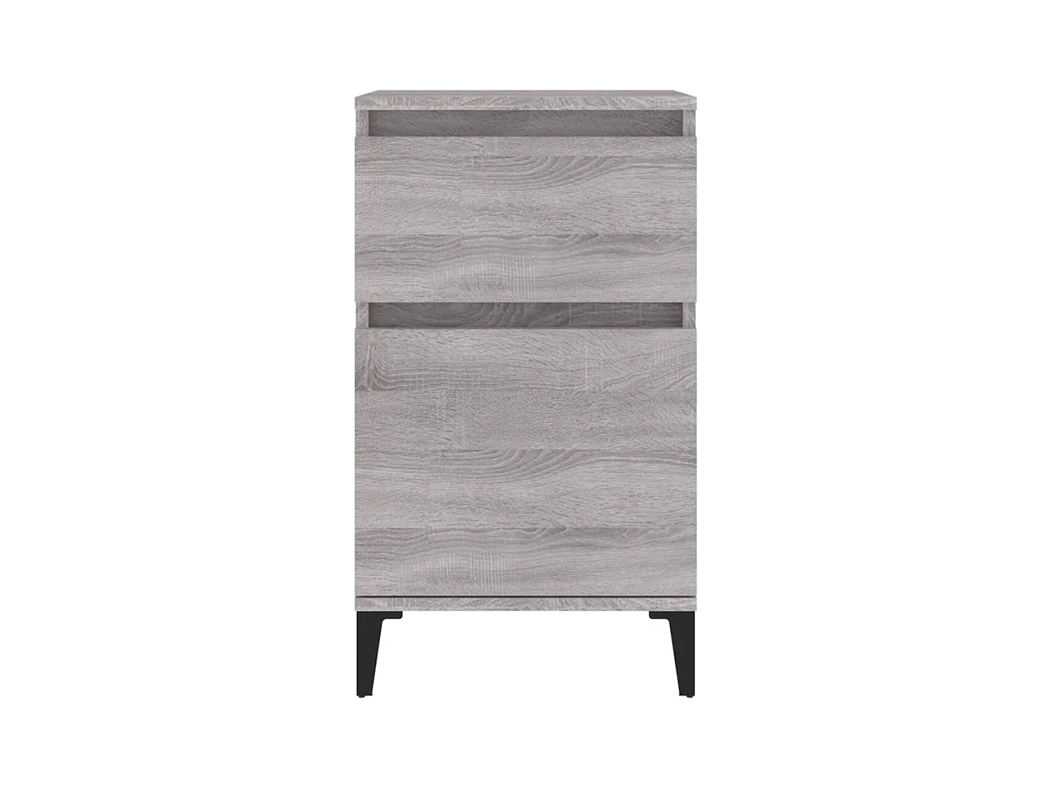 Amite  Tables de chevet 2 pcs sonoma gris 40x35x70 cm