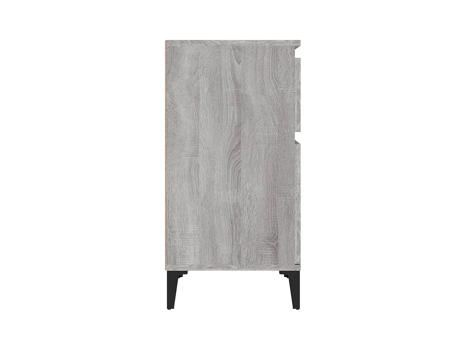 Amite  Tables de chevet 2 pcs sonoma gris 40x35x70 cm