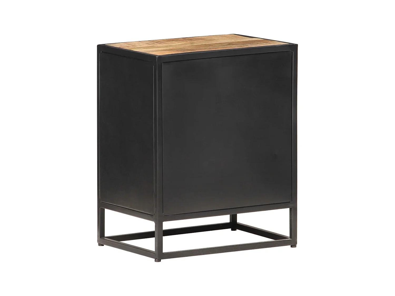 Garden Furniture -  Table de chevet 40x30x50 cm Bois de manguier et canne lle