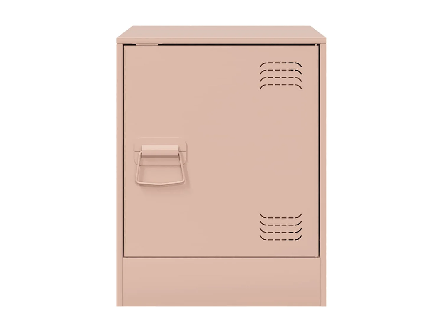 Dewy  Table de chevet rose 34,5x39x44 cm acier