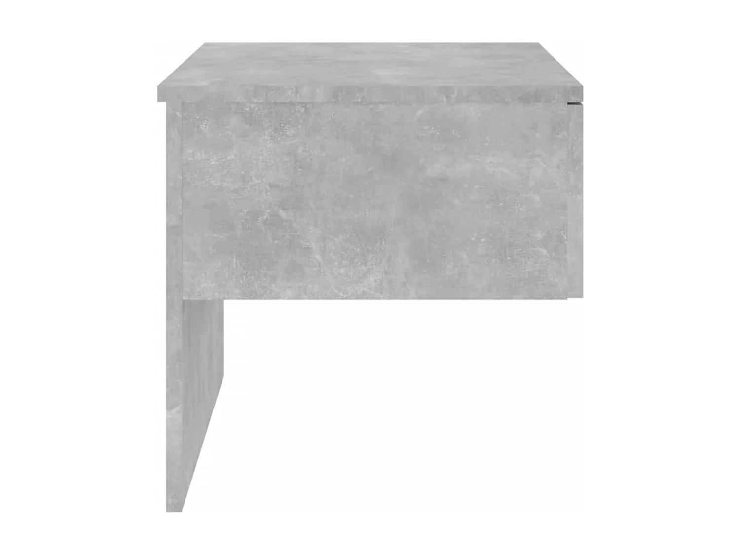 San Jose  Tables de chevet murales 2 pcs Gris béton