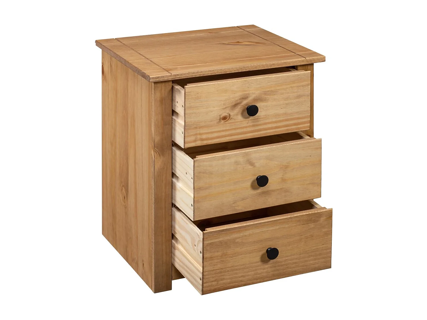 Mourad  Table de chevet 46x40x57 cm Pin Gamme Panama