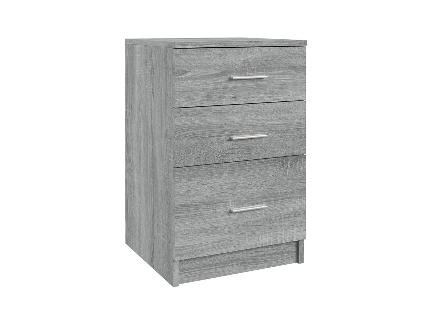 Vacaville  Table de chevet Sonoma gris 40x40x63 cm Bois d'ingénierie