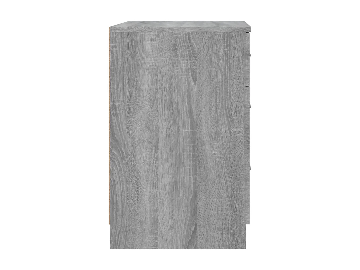 Vacaville  Table de chevet Sonoma gris 40x40x63 cm Bois d'ingénierie