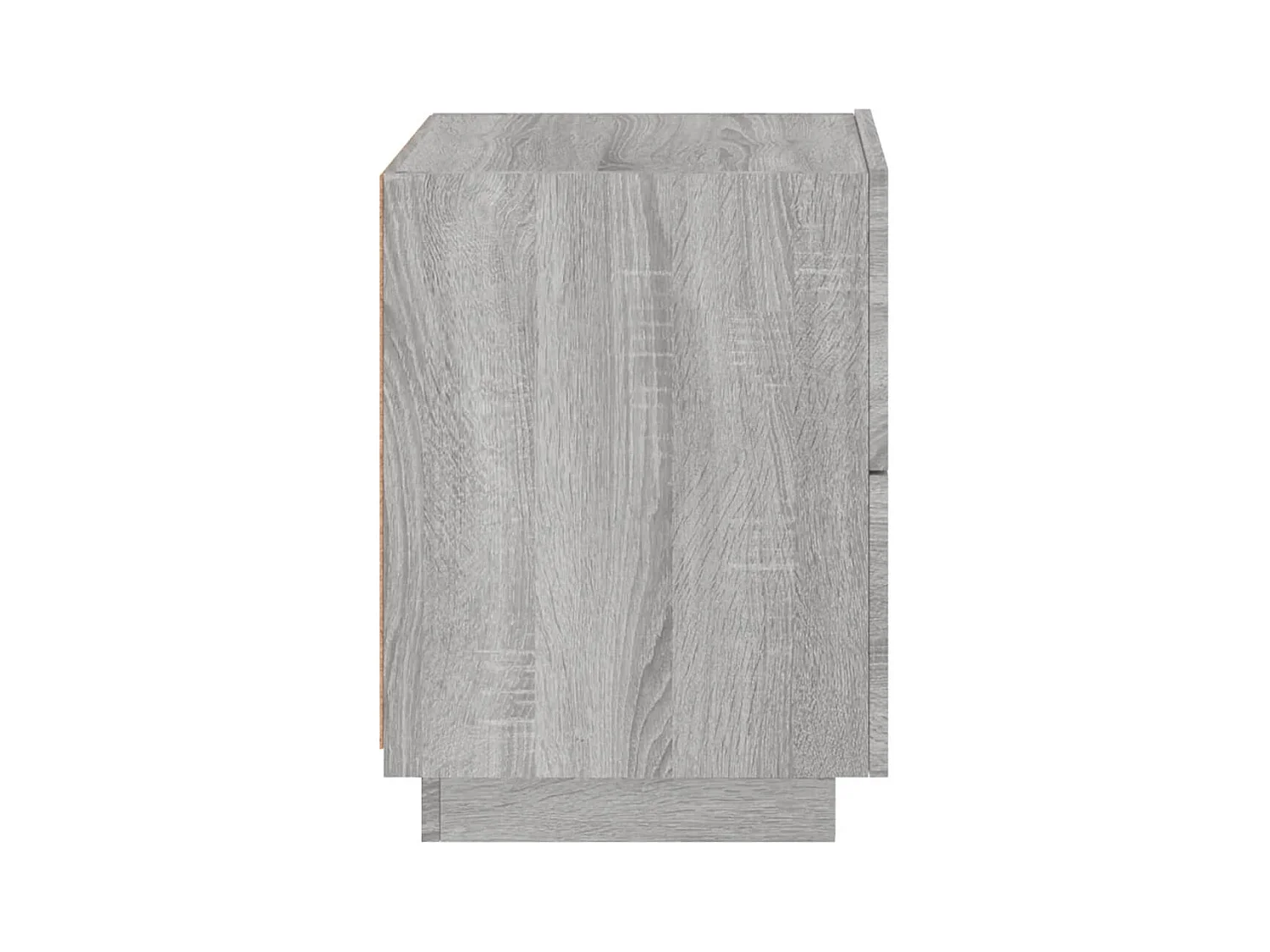 Marit Elise  Armoires de chevet et lumières LED 2 pcs sonoma gris