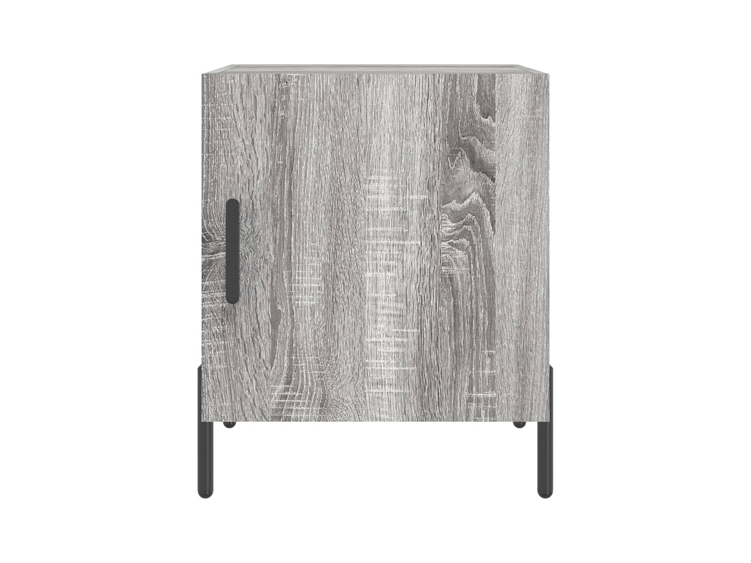 Sulva  Table de chevet sonoma gris 40x40x50 cm bois d'ingénierie