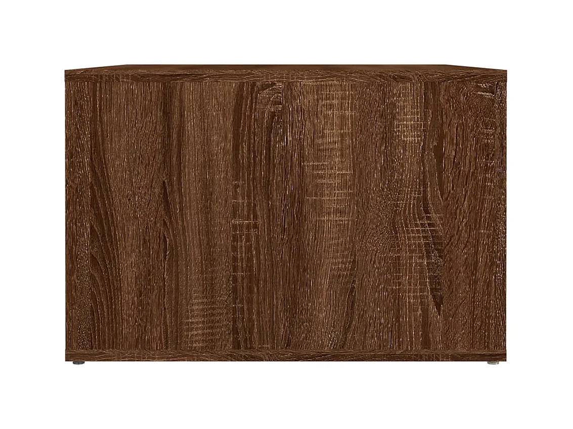 Zalindra  Table de chevet Chêne marron 57x55x36 cm Bois d'ingénierie