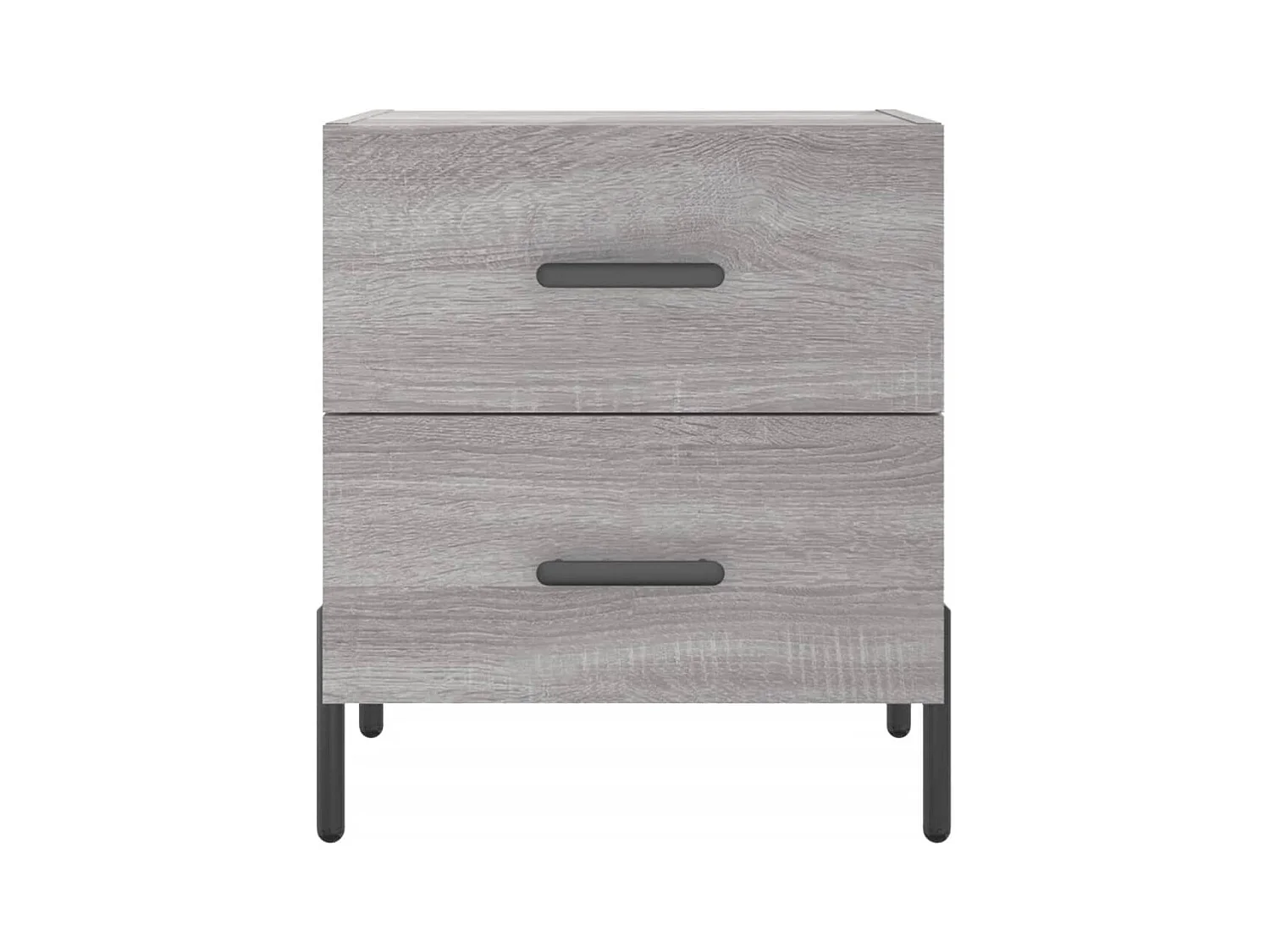 Mikael  Table de chevet sonoma gris 40x35x47,5 cm bois d’ingénierie