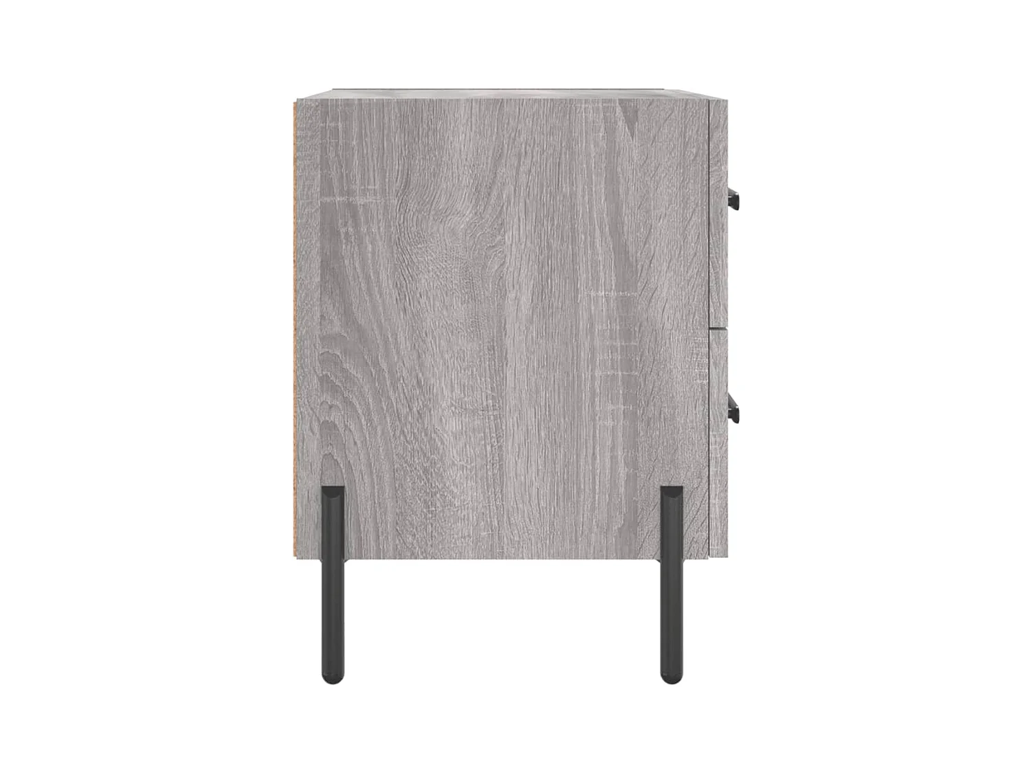 Mikael  Table de chevet sonoma gris 40x35x47,5 cm bois d’ingénierie
