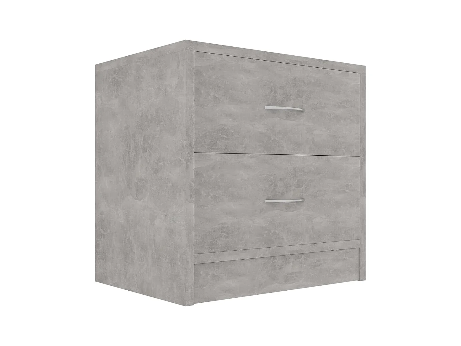 Wytse  Table de chevet Gris béton 40x30x40 cm Bois d'ingénierie