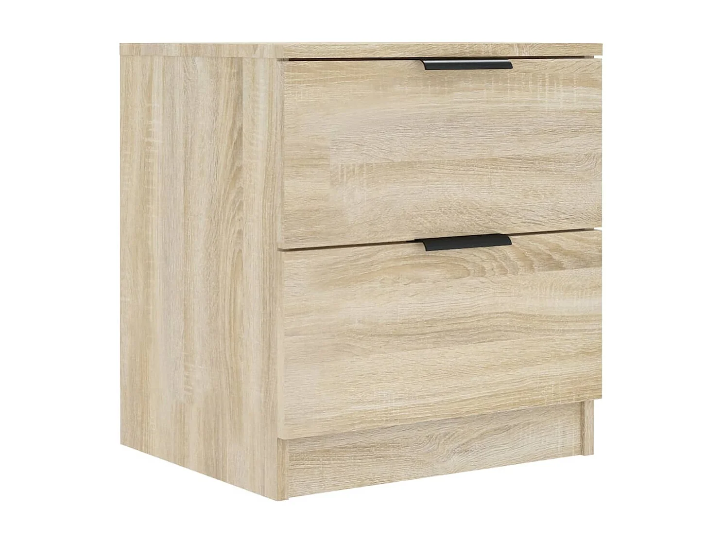 Invel  Tables de chevet 2 pcs Chêne Sonoma Bois d'ingénierie