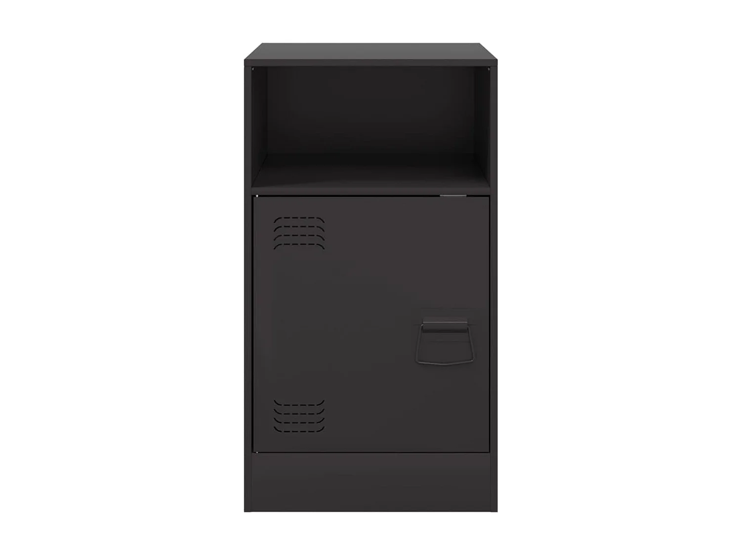 Chasity  Tables de chevet 2 pcs noir 34,5x39x62 cm acier