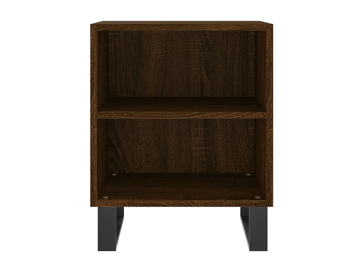 Tuncay  Tables de chevet 2pcs chêne marron 40x30x50cm bois d'ingénierie