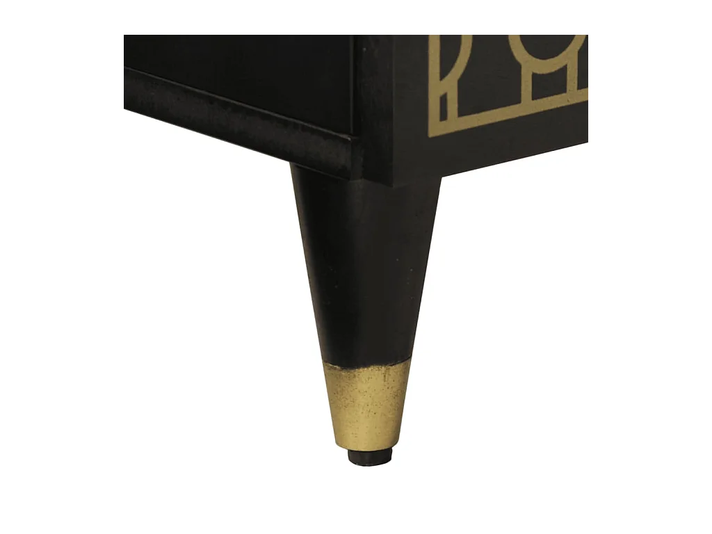 Claire-Viviane-Anne  Table de chevet 50x33x60 cm bois de manguier massif