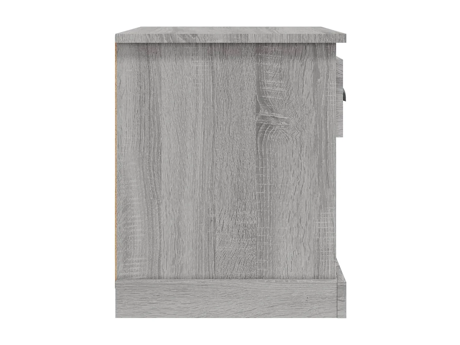 Cicero  Nachttisch Grau Sonoma 39x39x47,5 cm Holzwerkstoff