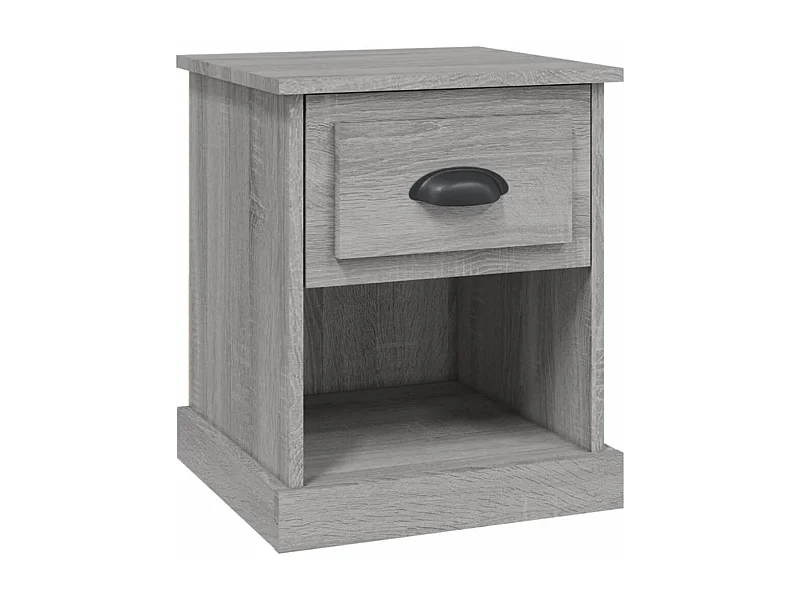 Cicero  Nachttisch Grau Sonoma 39x39x47,5 cm Holzwerkstoff