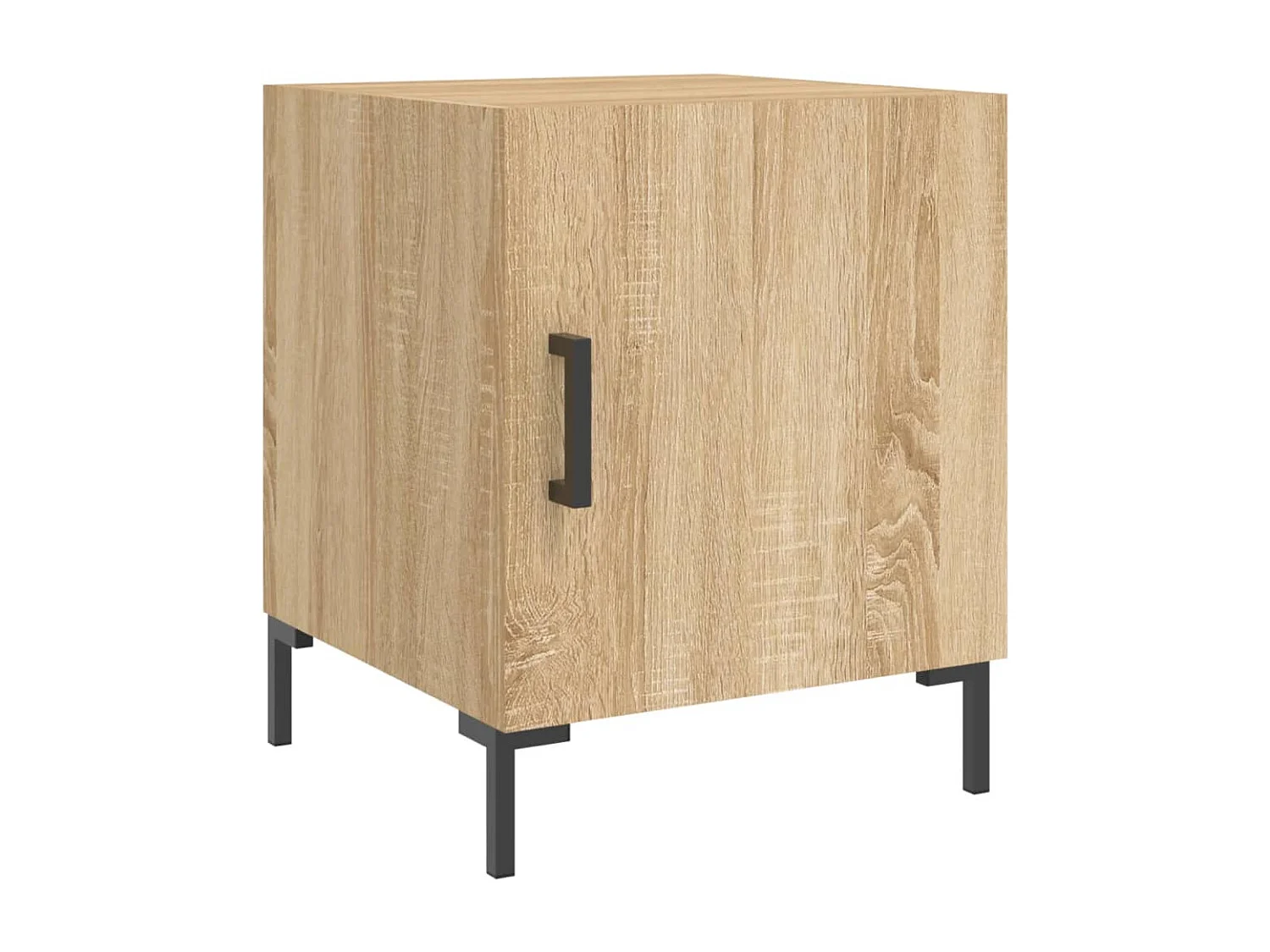 Emarente  Comodini 2 pz Rovere Sonoma 40x40x50 cm in Legno Multistrato