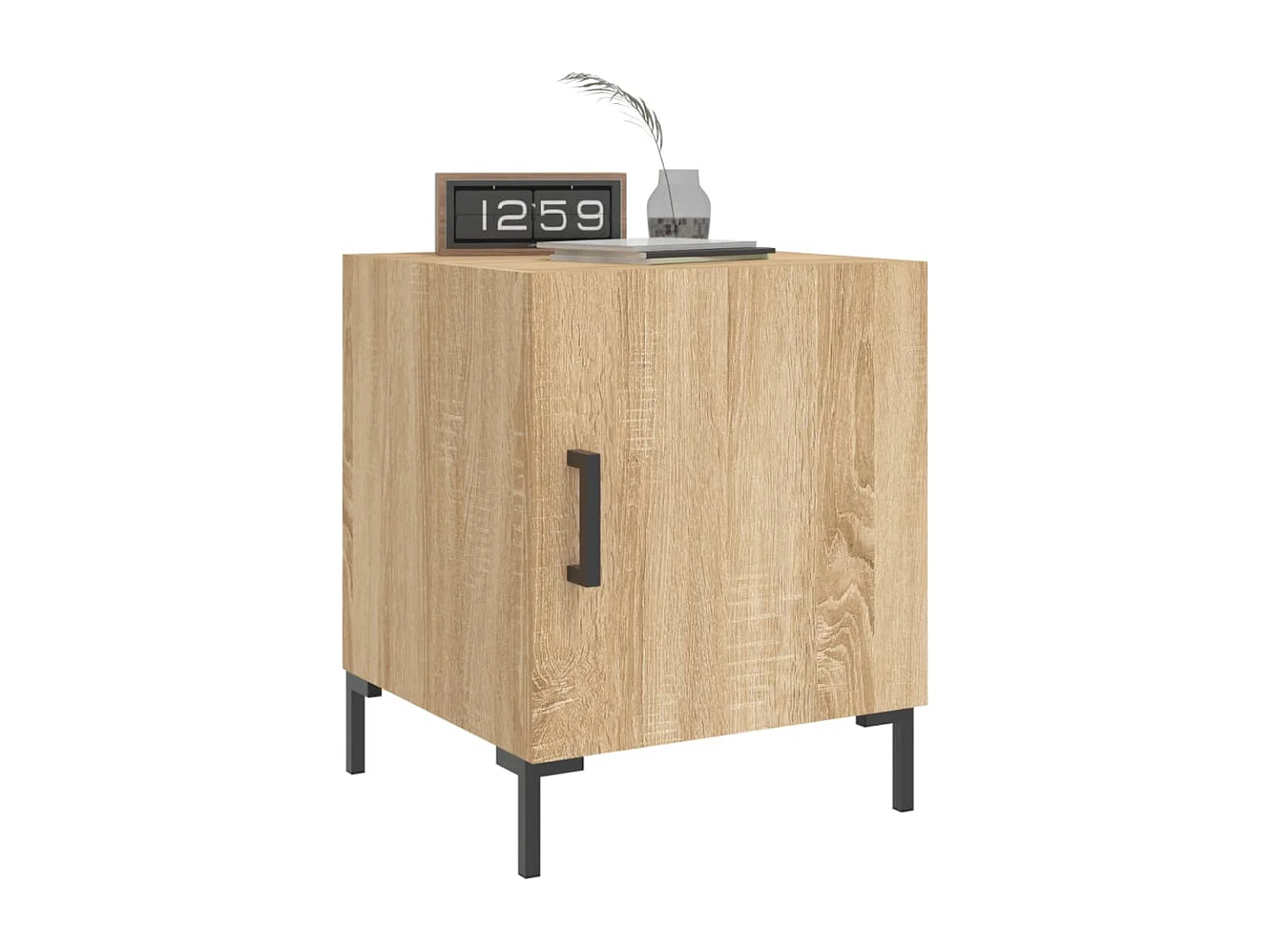 Emarente  Comodini 2 pz Rovere Sonoma 40x40x50 cm in Legno Multistrato