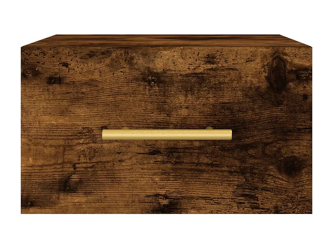 Nylo  Tables de chevet murales 2 pcs chêne fumé 35x35x20 cm