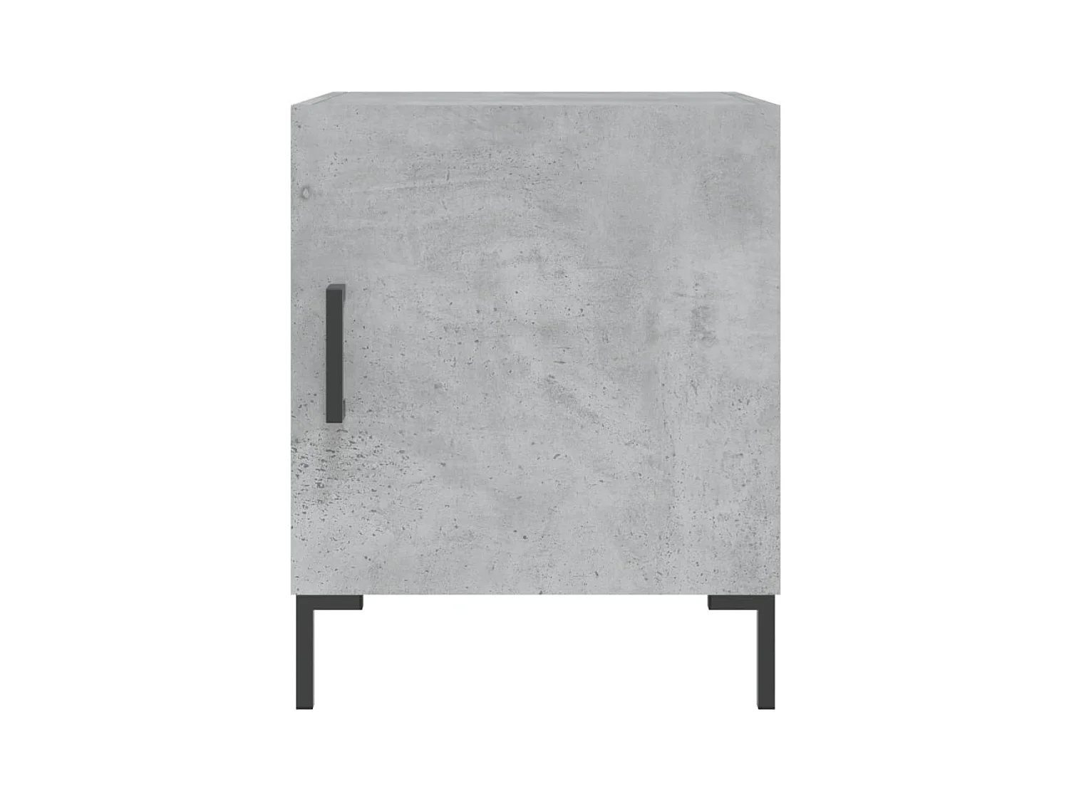 Emarente  Tables de chevet 2 pcs gris béton 40x40x50 cm bois d’ingénierie