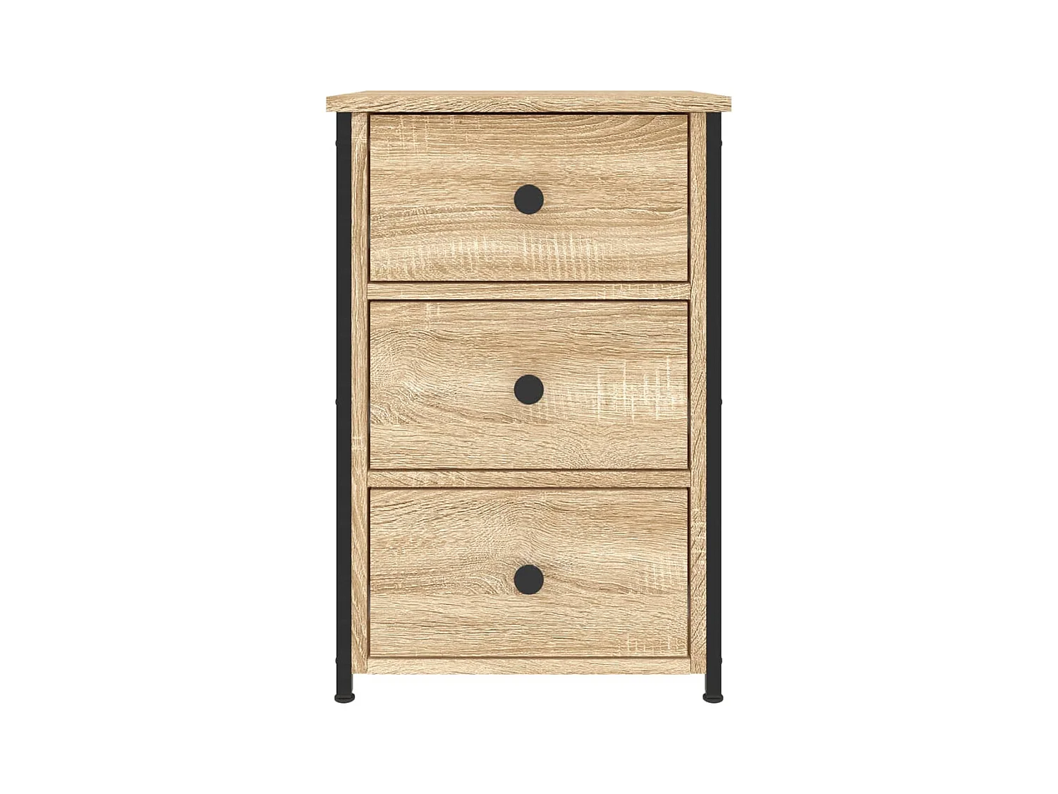 Elorin  Table de chevet chêne sonoma 40x36x60 cm bois d'ingénierie