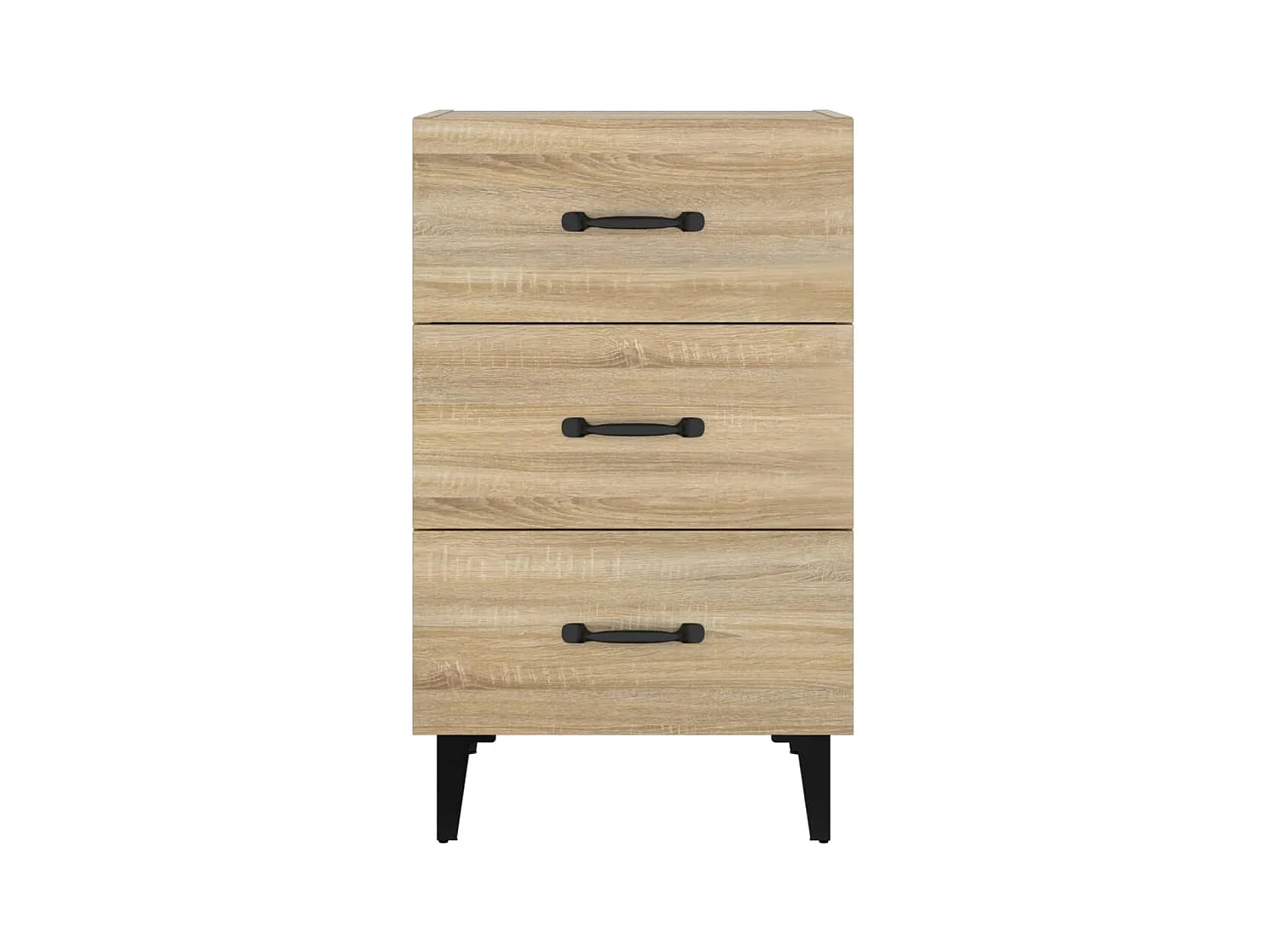 Åsgeir  Table de chevet chêne sonoma 40x40x66 cm bois d'ingénierie