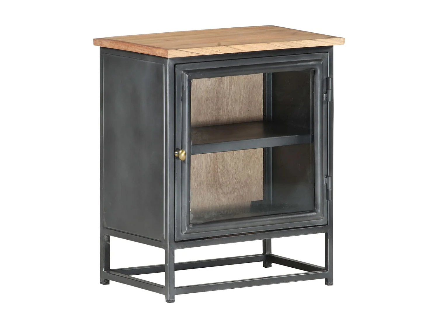 Garden Furniture -  Table de chevet Gris 40x30x50 cm Bois d'acacia massif